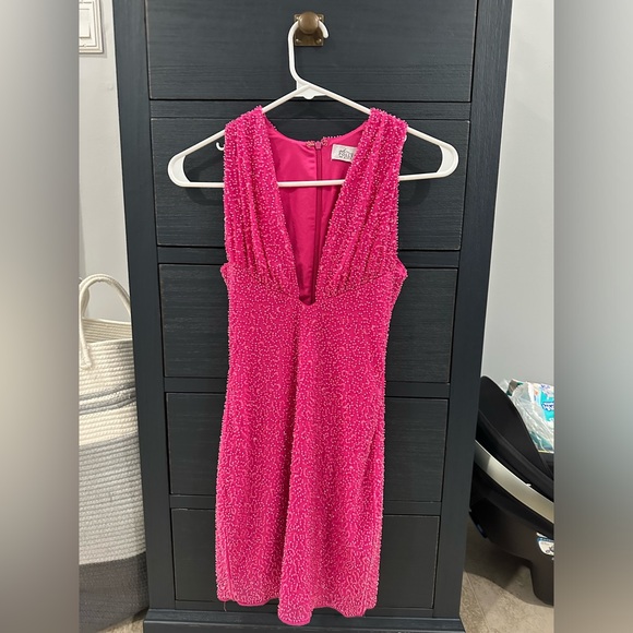 Dresses & Skirts - Pink Sequin Dress size 0
